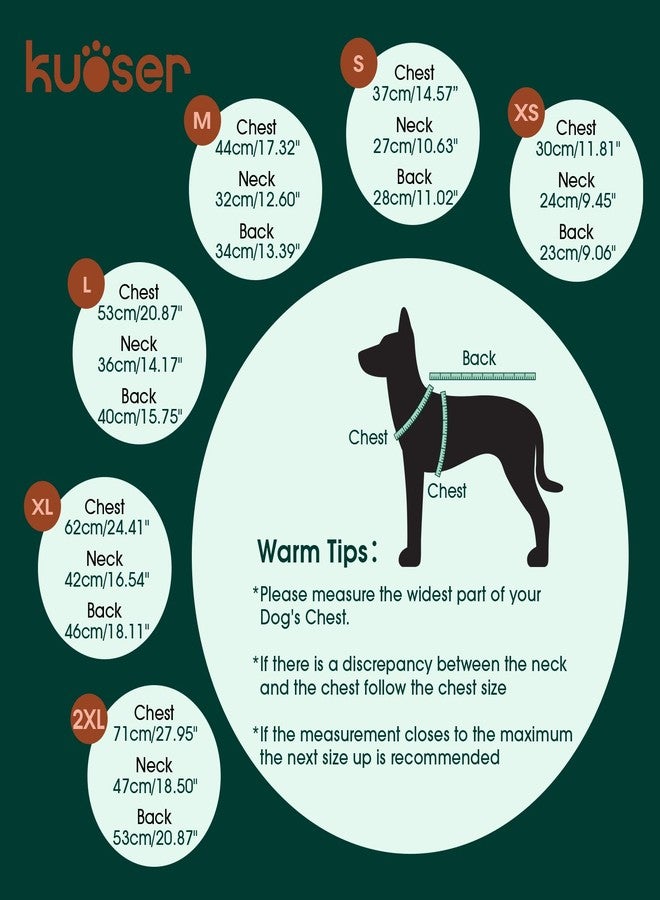 Kuoser Dog Sweater, Dog Sweaters for Medium Dogs Girl Boy, Christmas Dogs Sweater Knitwear, Warm Pet Pullover Sweatshirt Doggie Winter Clothes Apparel for French Bulldog, Boston Terrier, Green M - Image 2